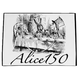 Grand Sac Cadeau Alice150 Alice dans anniversaire du pays des
