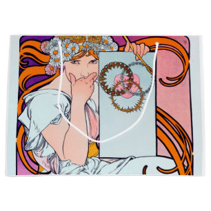 Grand Sac Cadeau Alphonse Mucha