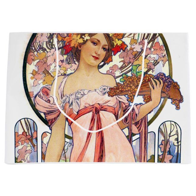 Grand Sac Cadeau Alphonse Mucha (Devant)