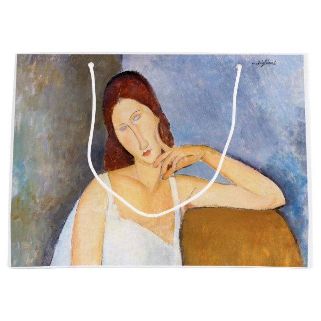 Grand Sac Cadeau Amedeo Modigliani - Jeanne Hebuterne (Devant)