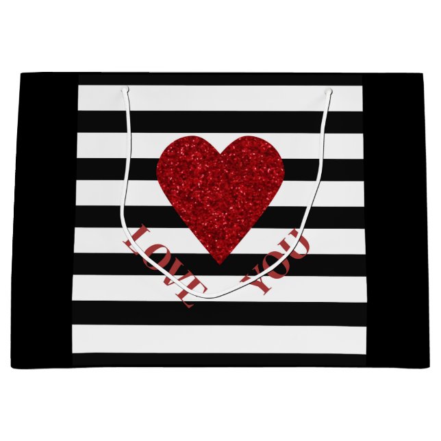 Grand Sac Cadeau Amour (Devant)