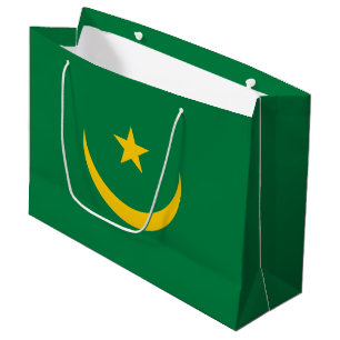 Grand Sac Cadeau Ancien drapeau de Mauritanie