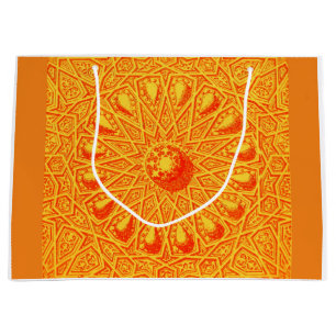 Grand Sac Cadeau ancien motif moyen-oriental