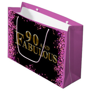 Grand Sac Cadeau Anniversaire 90 ans