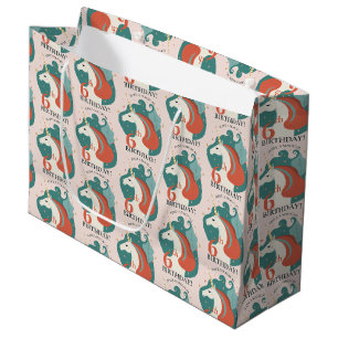 Grand Sac Cadeau Anniversaire de la licorne magique