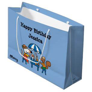 Grand Sac Cadeau Anniversaire de Maisy et de Cyrille
