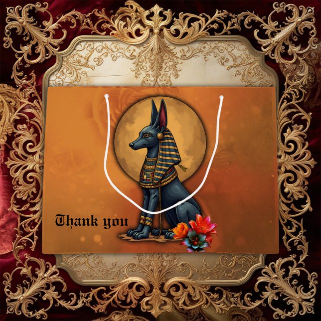 Grand Sac Cadeau Anubis in the moonlight,  (Créateur téléchargé)