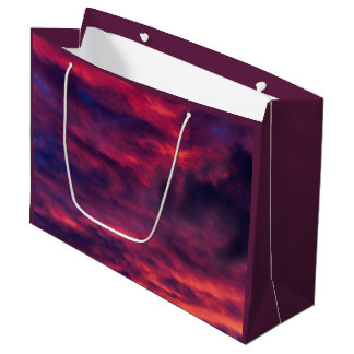 Grand Sac Cadeau août rouge