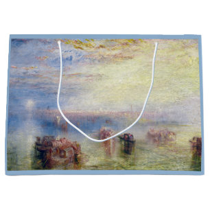 Grand Sac Cadeau Approche de Venise par William Turner