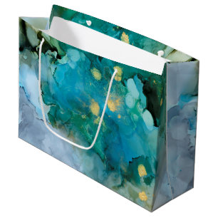 Grand Sac Cadeau Aqua Brume I