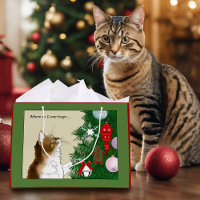 Arbre de Noël Calico Cat Ornements Drôle