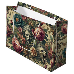 Grand Sac Cadeau Arcane Atelier Signature - Floral gothique
