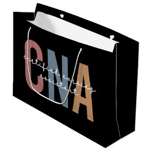 Grand Sac Cadeau Assistant infirmier certifié CNA Retro