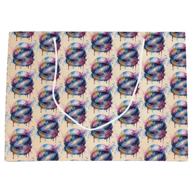 Grand Sac Cadeau Astronaute (Devant)