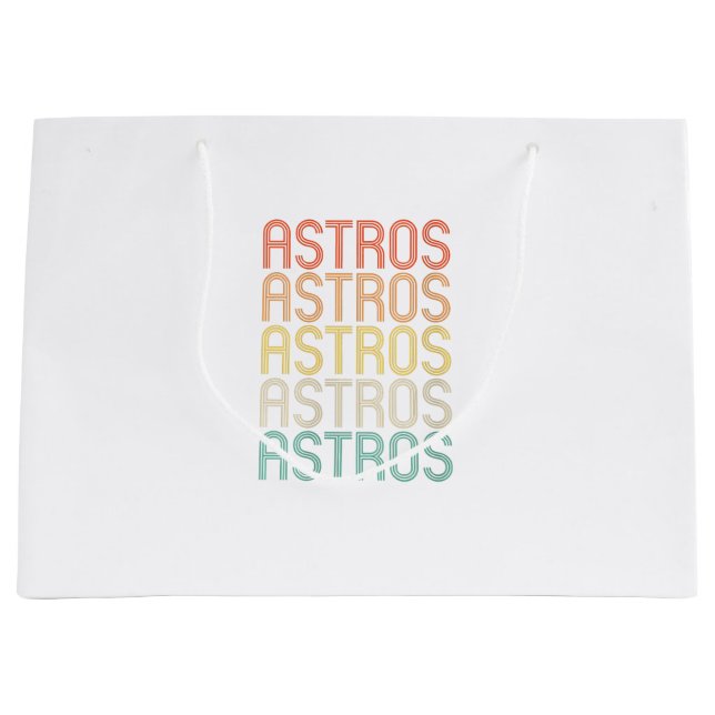 Grand Sac Cadeau Astros féminins  (Devant)