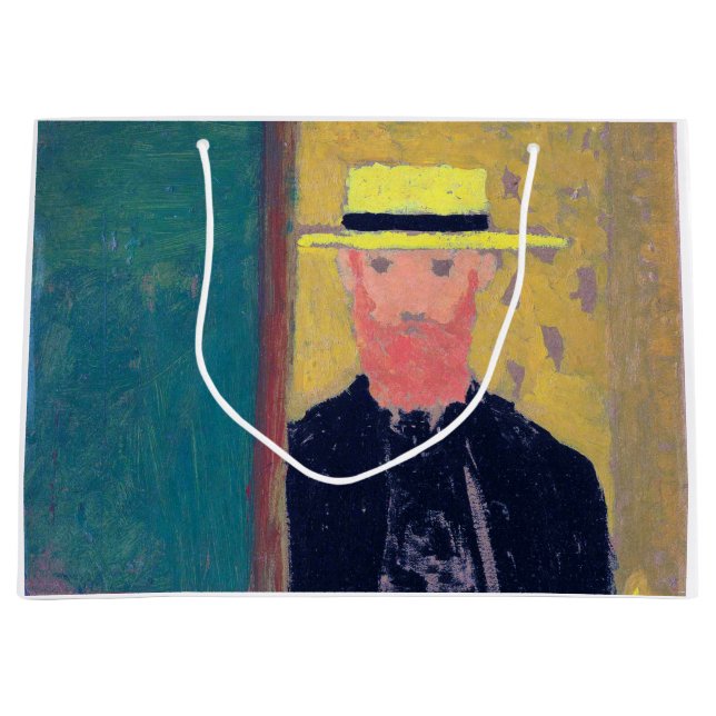 Grand Sac Cadeau Autoportrait (Homme porteur), Edouard Vuillard (Devant)