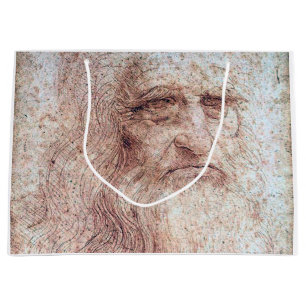 Grand Sac Cadeau Autoportrait, Léonard de Vinci