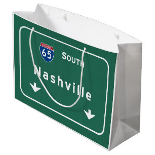 Grand Sac Cadeau Autoroute d'autoroute nationale de Nashville