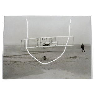 Grand Sac Cadeau Avion des Frères Wright Premier Vol en Avion Aviat