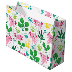 Grand Sac Cadeau Axolotl