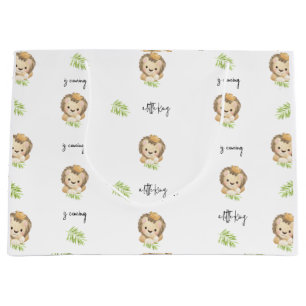Grand Sac Cadeau baby lion king safari animaux