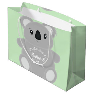 Grand Sac Cadeau Baby shower Ours de Koala