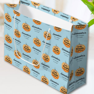 Grand Sac Cadeau Baby Shower Petit Citrouille 