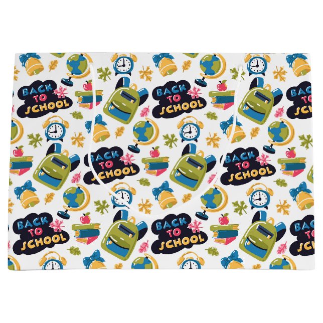 Grand Sac Cadeau Back to school (Devant)