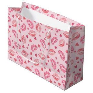 Grand Sac Cadeau Baisers de Valentine