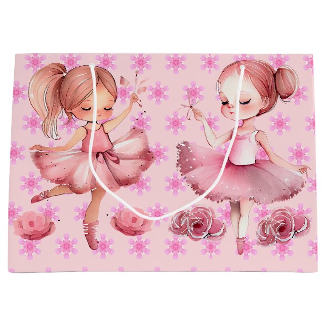 Grand Sac Cadeau Ballerines  (Devant)