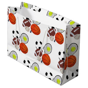 Grand Sac Cadeau Balles sportives