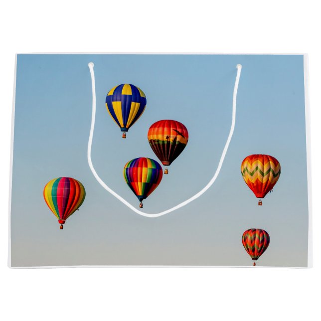 Grand Sac Cadeau Ballons à air chaud (Devant)