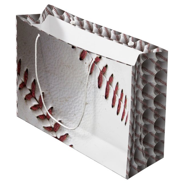 Grand Sac Cadeau Base-ball (Devant Angle)