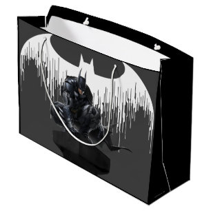 Grand Sac Cadeau Batman Perched on a Pillar