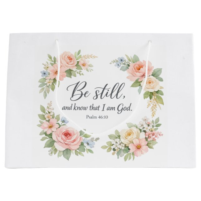 Grand Sac Cadeau Be still bag (Devant)