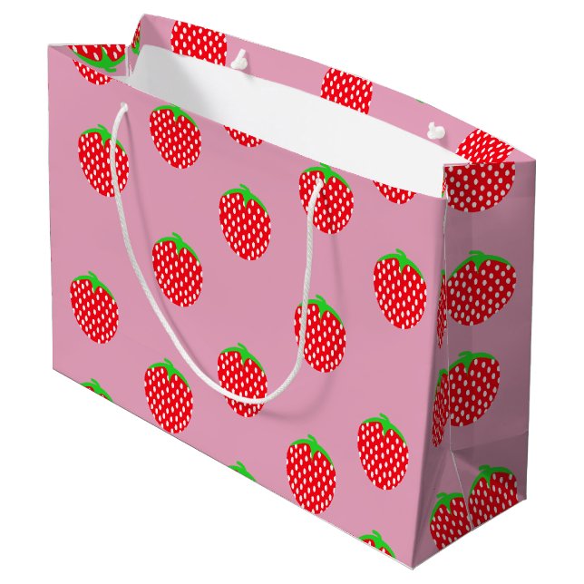 Grand Sac Cadeau Beau été Berry (Dos Angle)