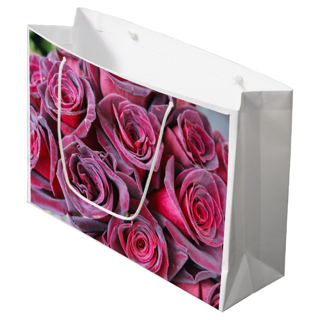 Grand Sac Cadeau Beauté Velvet (Devant Angle)