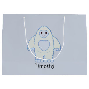 Grand Sac Cadeau Bébé mignon Yeti