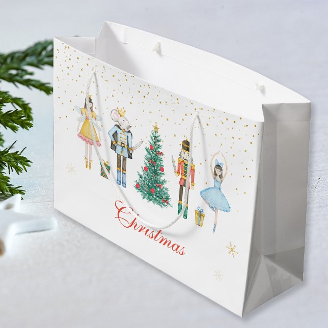 Grand Sac Cadeau Bébé Noël Casse-Noisette (Créateur téléchargé)