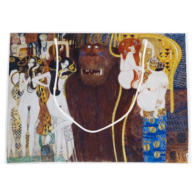 Grand Sac Cadeau Beethoven Frieze (détail), Gustav Klimt (Devant)