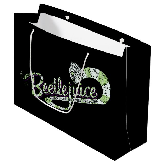 Grand Sac Cadeau Beetlejus | Allumer le jus (Devant Angle)