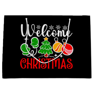 Grand Sac Cadeau Bienvenue Noël-23758