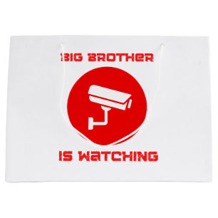 Grand Sac Cadeau Big Brother regarde 1984 ingsoc