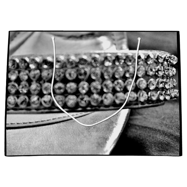 Grand Sac Cadeau Bijoux en cristal (Devant)