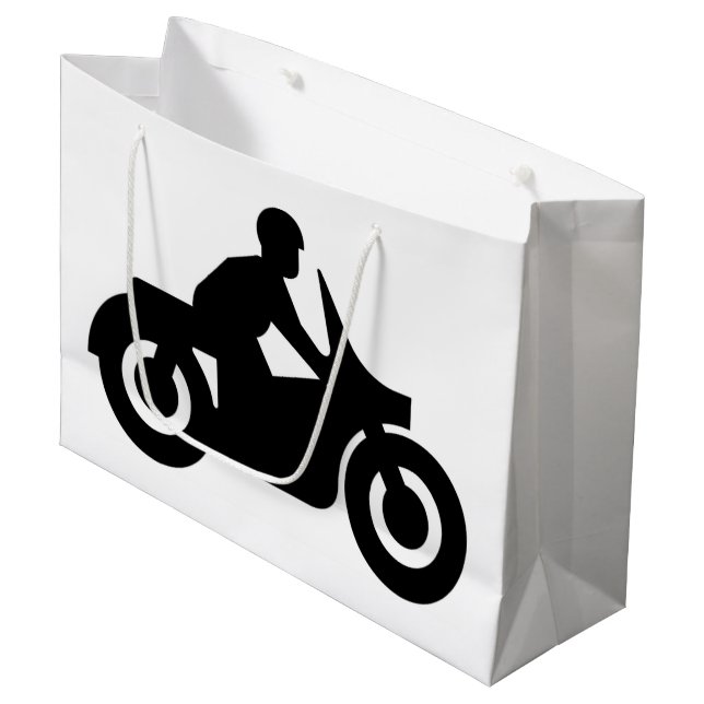 GRAND SAC CADEAU BIKER GUY (Devant Angle)