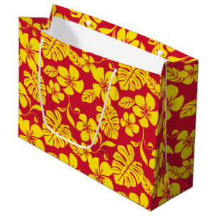 GRAND SAC CADEAU BIKINI ROSE (ROUGE/OR)