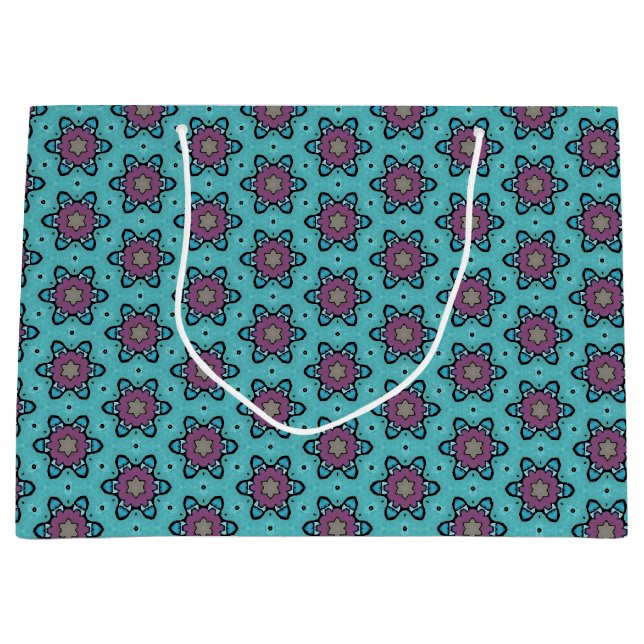 Grand Sac Cadeau Bleu PP 118 (Devant)