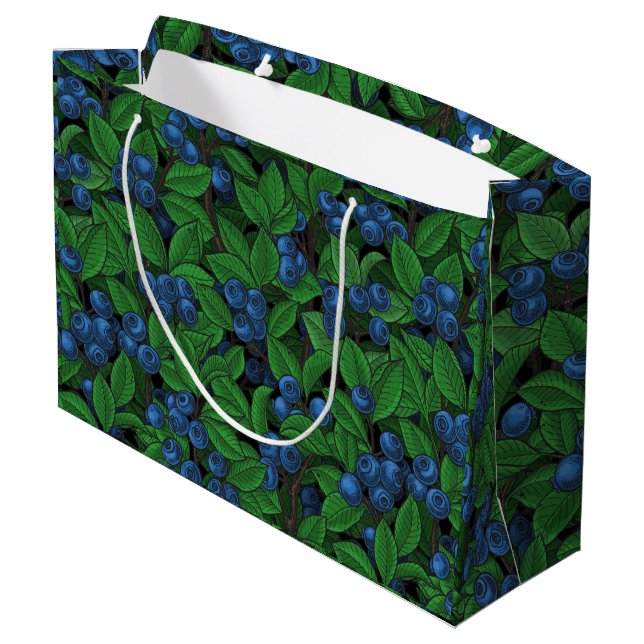 Grand Sac Cadeau Blueberry (Dos Angle)