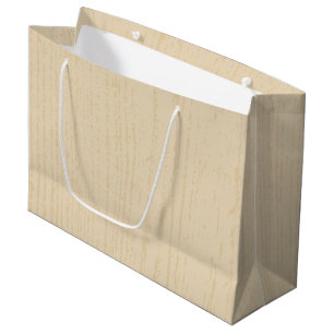 Grand Sac Cadeau Bois blanc espagnol élégant