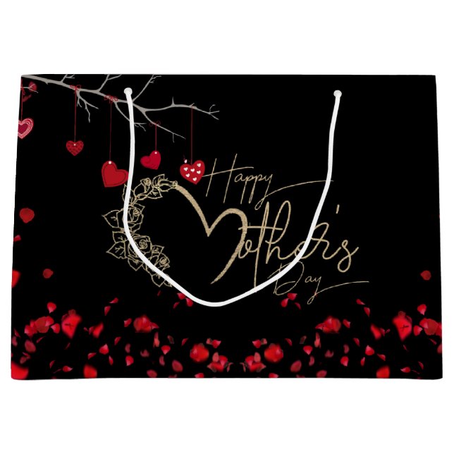 Grand Sac Cadeau Bolsa de regalo lujosa para día de madre (Devant)